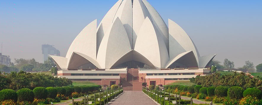 Dünyanın En Dikkat Çekici 10 Mimari Yapısı - Lotus Tapınağı, Delhi, Hindistan